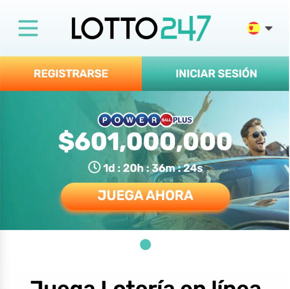 Paso 1 – Cree su cuenta de Lotto247