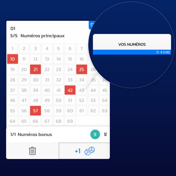 Choisissez manuellement vos numéros de chance