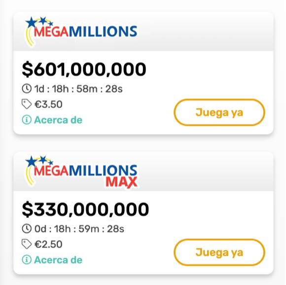 Paso 3 – Seleccione la lotería Mega Millions